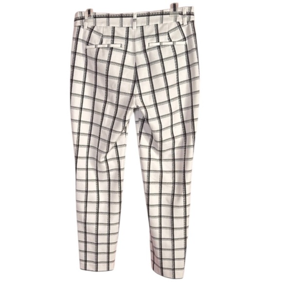 EXPRESS Columnist Stretch
Mid-Rise Plaid Black & White... Size 6R - Picture 2 of 4